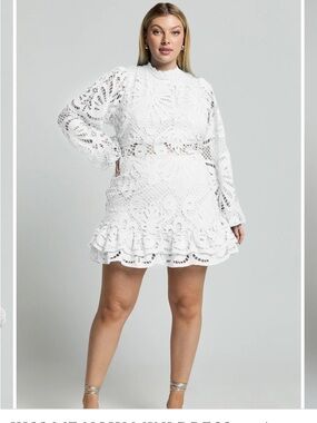 black lace formal dress plus size Black Plus Size Wedding Dress,Lace Long Sleeves Bridal Gown,WD00691, US14 / Champagne main image 0